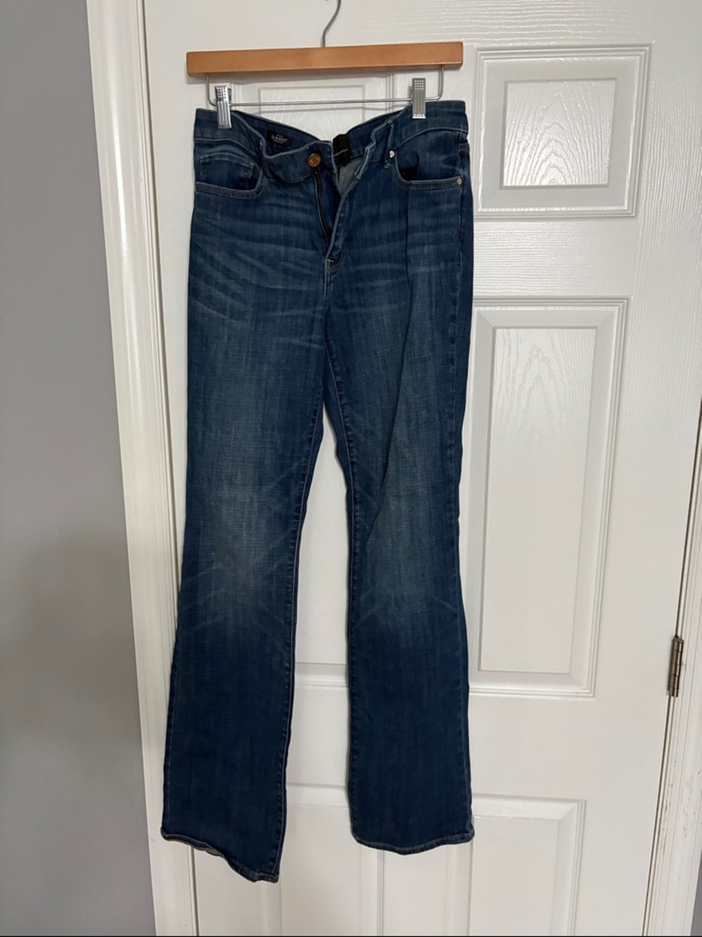 White House Black Market Dark Blue Flare Jeans